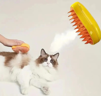 Cat Dog Steamy Brush Steam Brush Electric Sprayer for Massage Pet Grooming Tool Shedding 3 in 1 Electric Sprays Massage Combs